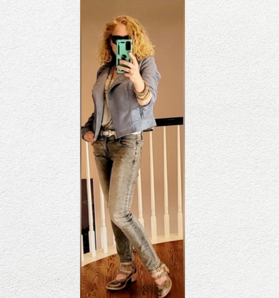Moto Jacket XS BB Dakota by Steve Madden Ladies Suede Moto Jacket